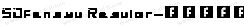 SJfengyu Regular字体转换